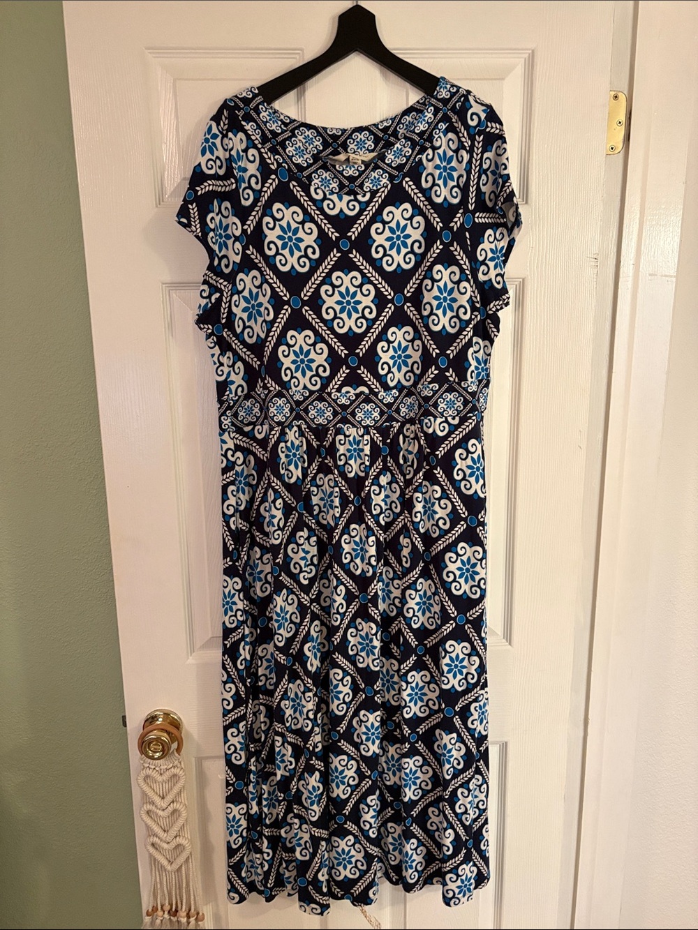 Boden Patterned Maxi Dress